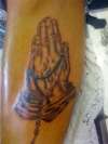 B.T. Prayer Hands by: Chi-Roc tattoo