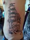 pirate ship! tattoo