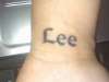 Lee tattoo