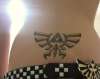 Triforce trampstamp. tattoo