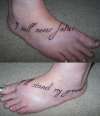 I Will Never Falter I'll Stand My Ground. tattoo