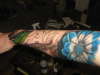 sleeve in progress tattoo