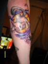 sleeve in progress tattoo