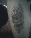 Suicide Skull tattoo