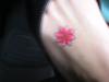 Flower on my foot tattoo