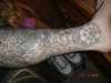 Leg tattoo