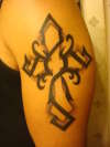 Tribal Cross tattoo