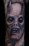 Zombie tattoo