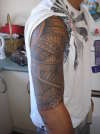 samoan sleeve tattoo