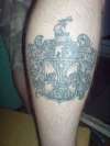 Coat Of Arms (on my leg!) tattoo
