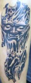 Demon within tattoo