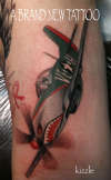 WW II Fighter tattoo