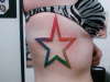 Rainbow Star tattoo