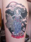 gothic angel tattoo