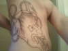 Oni mask tattoo