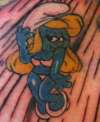 Sexy Smurfette tattoo