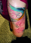 Swallow & Roses - Pt 1 tattoo