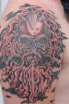 neptunes skull tattoo