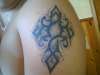 Tribal Cross tattoo