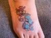 baby footprints tattoo