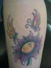 Butterflies and Flower tattoo