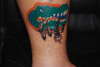florida gators, gator logo tattoo