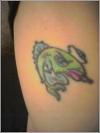 fish tat right shoulder tattoo