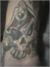 pirate on my wrist tattoo