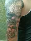 Han Solo and Emperor tattoo