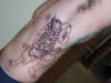 Japanese demon tattoo