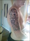 Gambling, Family Names tattoo