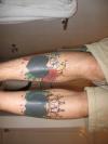 mom and dad legs tattoo