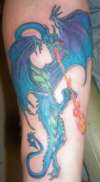 blue dragon tattoo