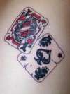 cards tattoo