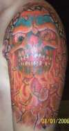 custom arm piece tattoo