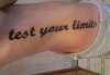 test your limits tattoo