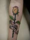Yellow Rose tattoo
