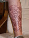 leg tattoo