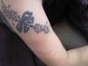 Butterfly tattoo slight blow out tattoo