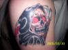 Tatto finished (Grim reaper) tattoo
