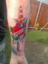 Dagger Heart tattoo