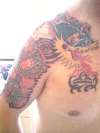 Japanese Dragon Coverup tattoo