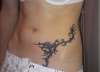 hip tribal tattoo