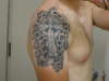 cross and skulls tattoo