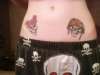 boy and girl skull tattoo