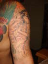 NAKED GEISHA HUNG TATTO PARLOR FREE HAND tattoo