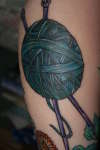 Yarn & Needles tattoo