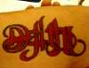 death/life ambigram tattoo