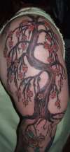 dwarf cherry tree tattoo