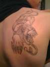 Leo Lion tattoo